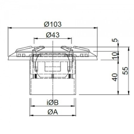 Water suction return ABS ARI AS