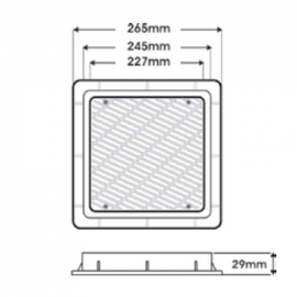 Abs frame and grate dg AS