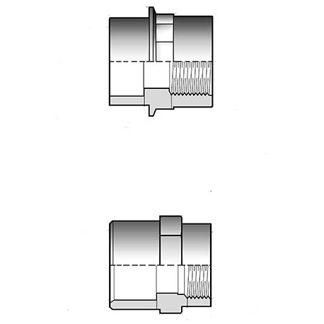 Adaptor double socket female DIFV Fip