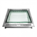 Glass manhole cover with suspension MXA