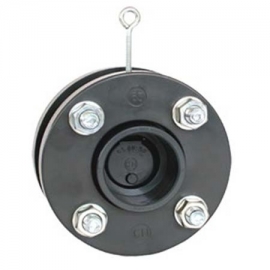 Κλαπέτο αντεπιστροφής με φλάντζα και λαιμό