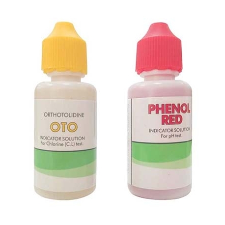 Spare botlles test ph-cl