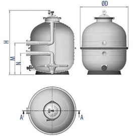 Sand filter Mediterreaneo IML
