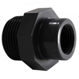 Reducing socket pvc male female thread Plimat