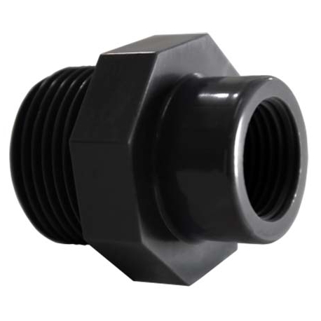 Reducing socket pvc male female thread Plimat