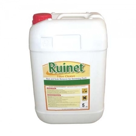 Cleaning fluid for cleaning sand filters Ruinet