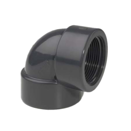 Elbow pvc 90º female thread Plimat