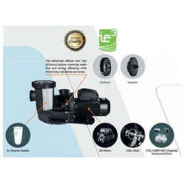 Pool pump recirculation Alpha High Performance H²Ο