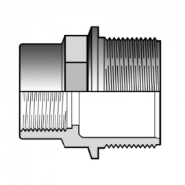 Reducing socket pvc-u America Fip