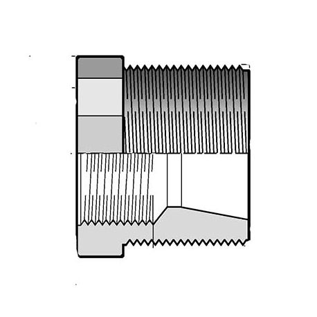 Reducing socket pvc-u M/F RFV America Fip