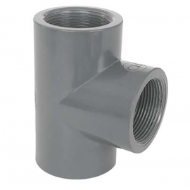 Tee 90° female thread CH