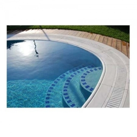 Overflow coping stone KVA Pool Stones