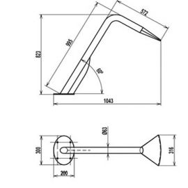 Κανόνι νερού επιδαπέδιο Μήλος