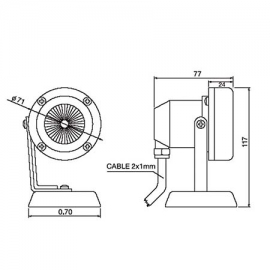 Φωτιστικό συντριβανιού 30led 5w Mini Star