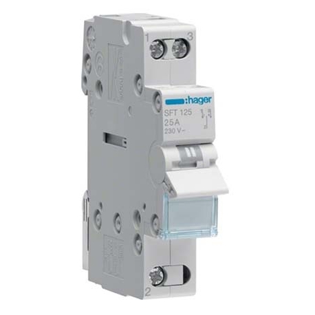 Διακόπτης ράγας μεταγωγικός  I-0-II 1P 40A 250V SFT140 Hager