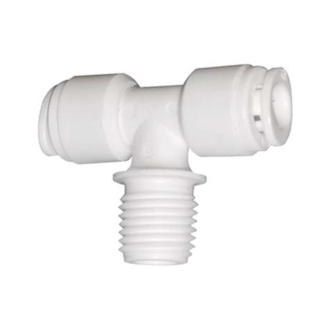 Water filter union down thread tee