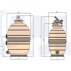 Sand filter Mediterreaneo IML