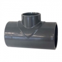 Reduced tee plain pvc-u 90º AK Palaplast