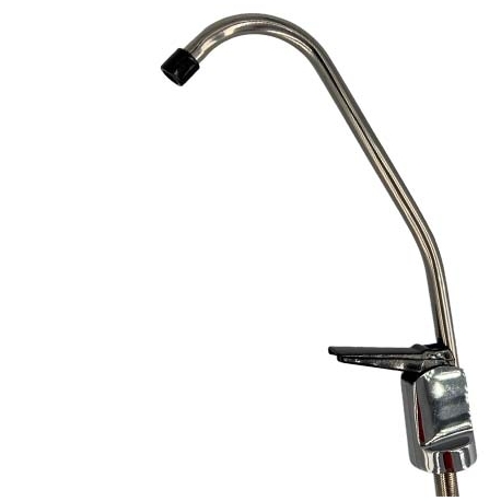 Pressurized nickel water cooler faucet