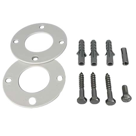 Plastic flange set of stair support bases Flexinox