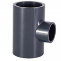 Reduced tee plain pvc-u 90º Fip