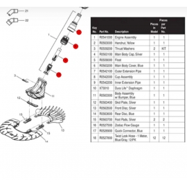 Diaphragm central part T5 Zodiac