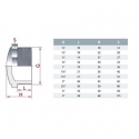 Plug male thread pvc-u Cepex