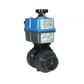 Ball valve pvc electric actuation Cepex