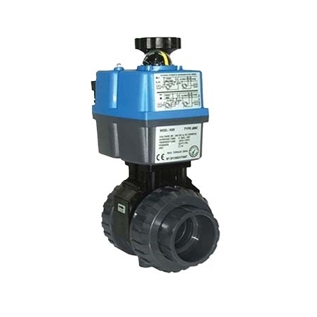 Ball valve pvc electric actuation Cepex