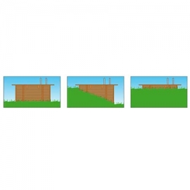 Ξύλινη πισίνα Niagara Baby Blue