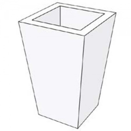 Γλάστρα τετράγωνη διακοσμητική 