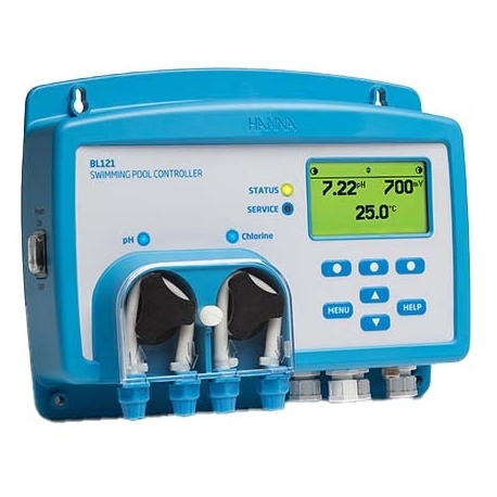 Control panel regulator wall mounted pH/Cl Hanna