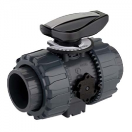 Ball valve pvc 2 Way dual block regulator Fip