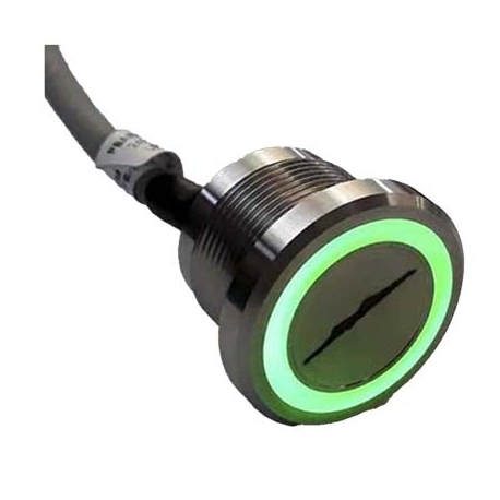 Piezoelectronic push button led inox CPA