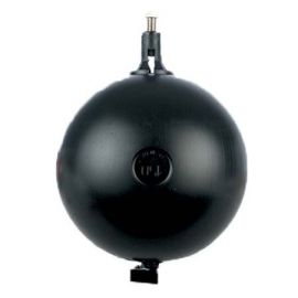 Plastic round float ball with a screw